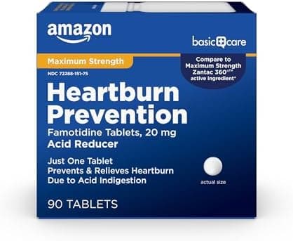 Amazon Basic Care Maximum Strength Famotidine 2…, Acid Reducer