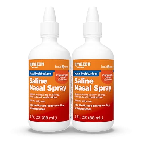 Amazon Basic Care Premium Saline Nasal Moisturizing Spray