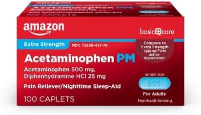 Amazon Basic Care Acetaminophen PM