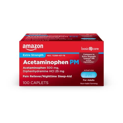 Amazon Basic Care Acetaminophen PM