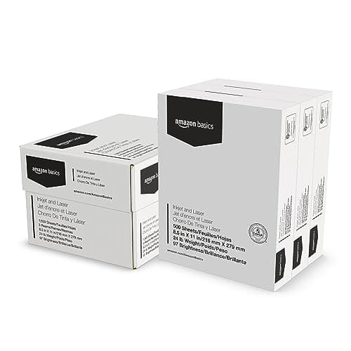 Amazon Basics Multipurpose Copy Printer Paper, 8.5 x 11 Inches