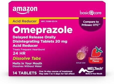 Amazon Basic Care Omeprazole Delayed Relea… — Heartburn Relief
