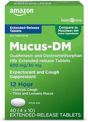 Amazon Basic Care Mucus Relief DM