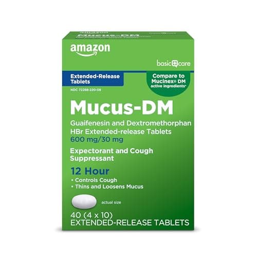 Amazon Basic Care Mucus Relief DM