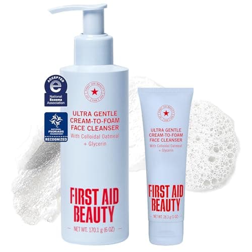 First Aid Beauty Ultra Gentle Cream-to-Foam Facial Cleanser