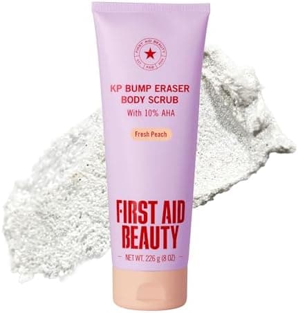 First Aid Beauty KP Bump Eraser Body Scrub with 10% AHA…
