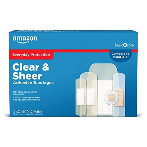 Amazon Basic Care Sheer and Clear Adhesive B… — Assorted Sizes