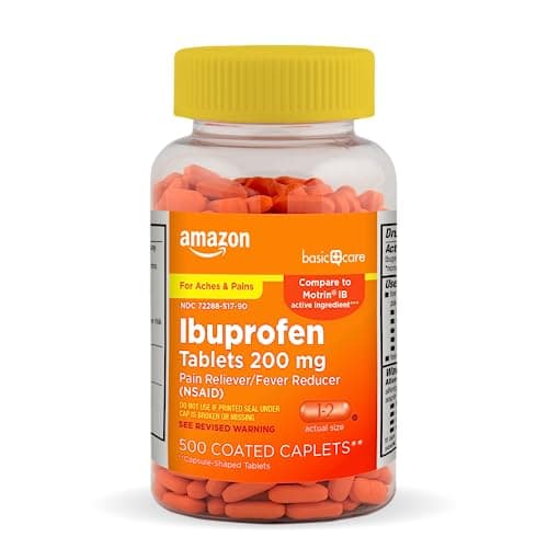 Amazon Basic Care Ibuprofen Tablets