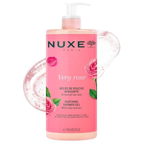 NUXE Very Rose Soothing Shower Gel Body Wash for All Skin…