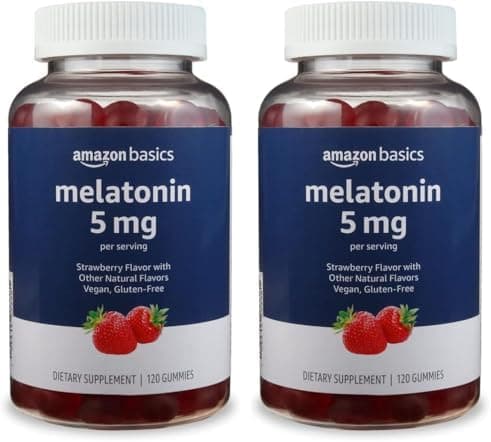 Amazon Basics Melatonin, Sleep Support Gummies