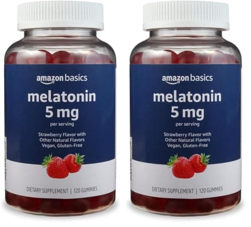 Amazon Basics Melatonin, Sleep Support Gummies