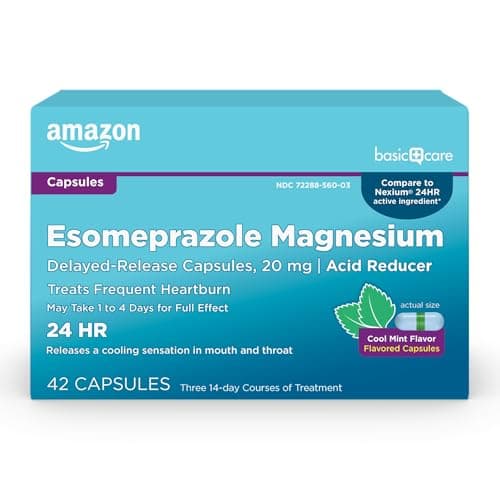 Amazon Basic Care Esomeprazole Magnesium Delayed… — Cool Mint