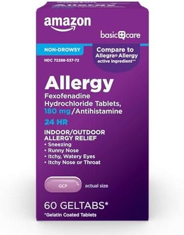 Amazon Basic Care All Day Indoor and Outdoor Allergy Relief