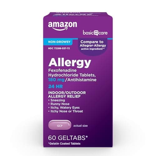 Amazon Basic Care All Day Indoor and Outdoor Allergy Relief
