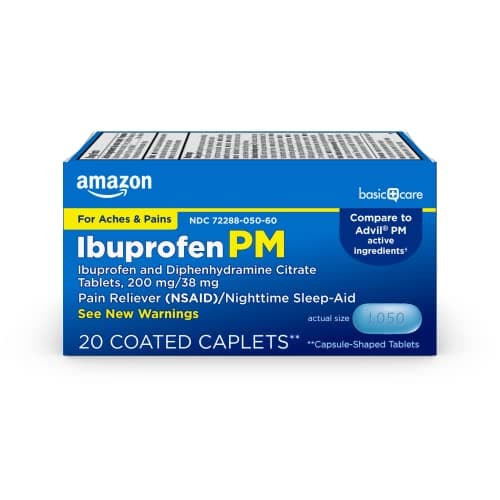 Amazon Basic Care Ibuprofen PM