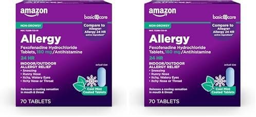 Amazon Basic Care Allergy Relief, 24 Hour