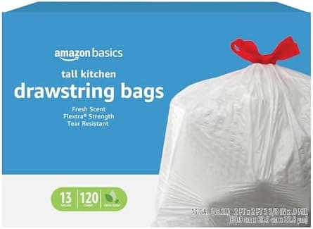 Amazon Basics Flextra Strength Tall Kitchen… — Tear Resistant