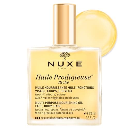 NUXE Huile Prodigieuse Riche Body Oil for Face, Skin & Hair