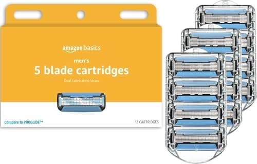 Amazon Basics 5-Blade Razor Refills… — Precision Beard Trimmer