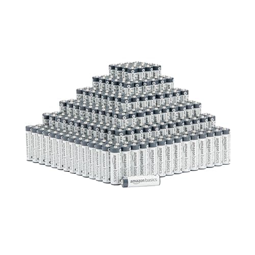 Amazon Basics 300-Pack AA Long-Lasting Industrial Alkaline…