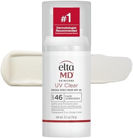 EltaMD UV Clear Untinted Face Sunscreen with Zinc Oxi…, SPF 46