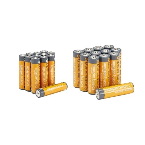 Amazon Basics 24-Count AA & AAA High-Performance Alkaline…