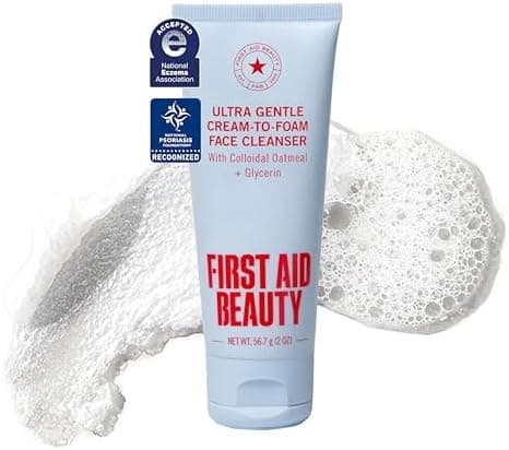 First Aid Beauty Ultra Gentle Cream-to-Foam Cleanser, 2 oz