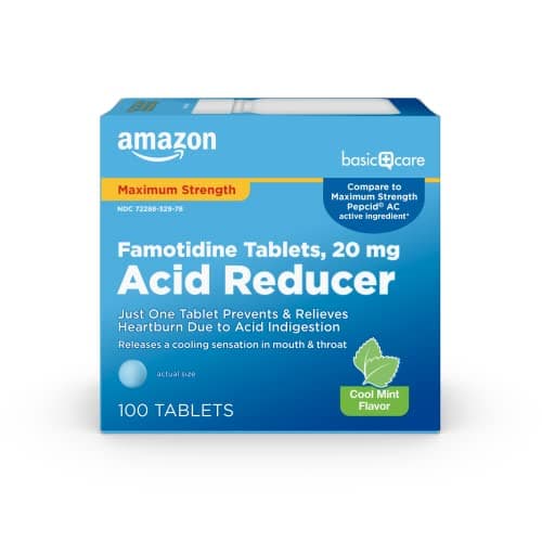 Amazon Basic Care Maximum Strength Famotidine 2…, Acid Reducer
