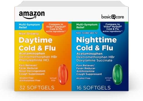 Amazon Basic Care Cold and Flu Relief