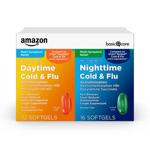Amazon Basic Care Cold and Flu Relief