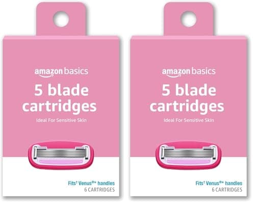 Amazon Basics Women's 5-Blade Razor Refi… — Fits Venus Handles