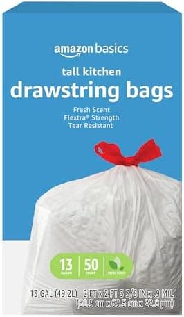 Amazon Basics Flextra Strength Tall Kitchen… — Tear Resistant