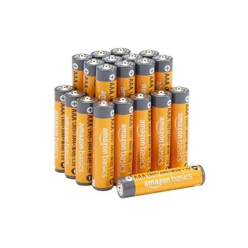 Amazon Basics 20-Count Long-Lasting AAA Alkaline Batter…, 1.5V
