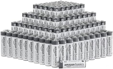 Amazon Basics 200-Pack AA Industrial Alkaline Batteries