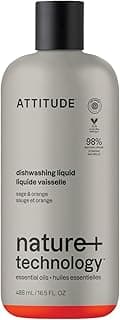 ATTITUDE Dish Soap, Infused with Essential Oils, Plant-Based…