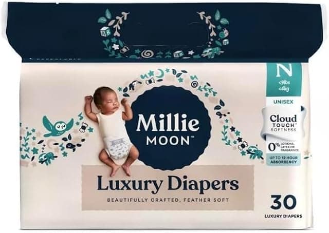 Millie Moon Luxury Disposable Diapers - (Select Size…