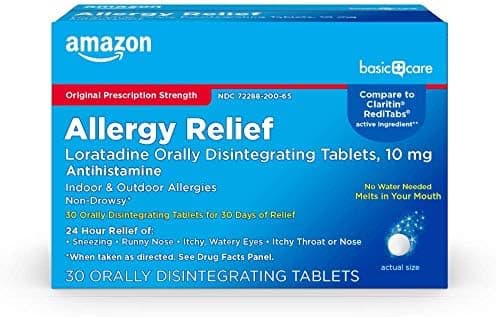 Amazon Basic Care Loratadine Orally Disintegrating Tab…, 10 mg
