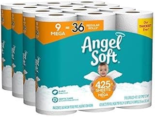 Angel Soft 9 Mega Rolls (Case of 4-9 Mega Roll Packs) 429…