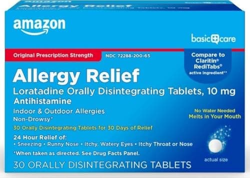 Amazon Basic Care Loratadine Orally Disintegrating Tab…, 10 mg