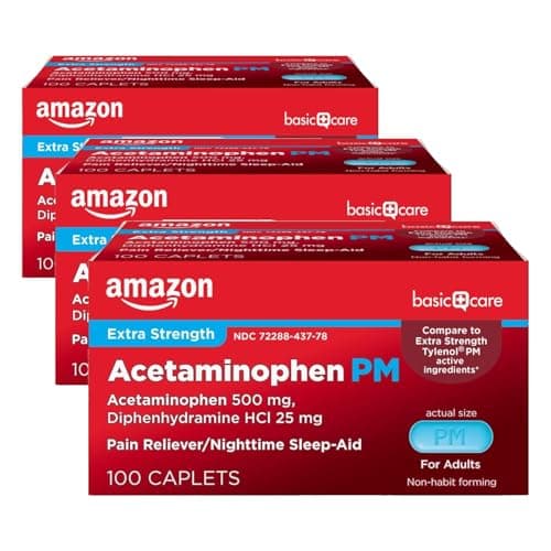 Amazon Basic Care Acetaminophen PM