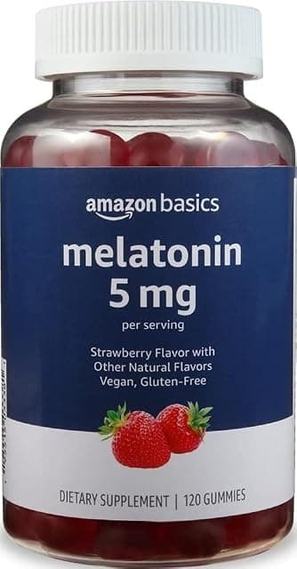 Amazon Basics Melatonin, Sleep Support Gummies