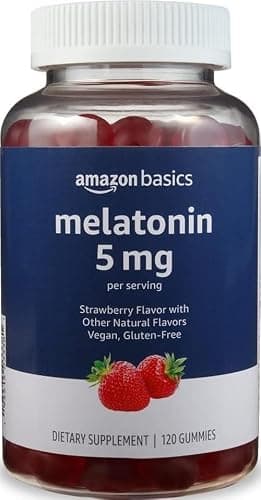 Amazon Basics Melatonin, Sleep Support Gummies