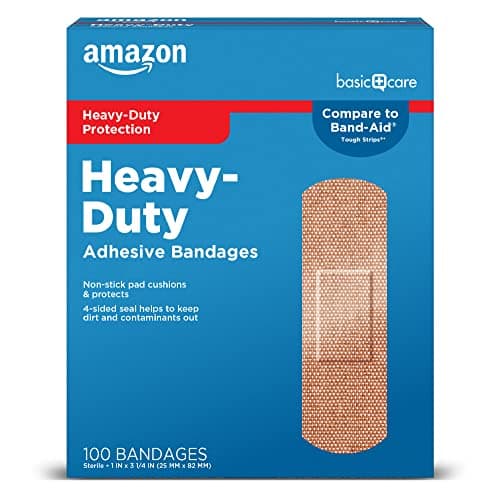 Amazon Basic Care Heavy-Duty Flexible Fabric Adhesive Bandages