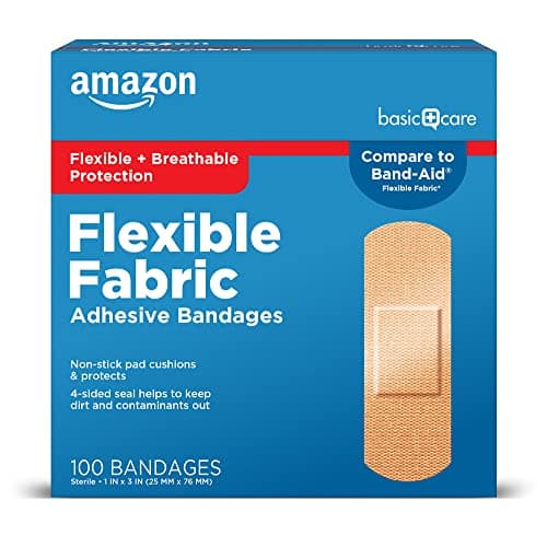 Amazon Basic Care Flexible Fabric Adhesive Bandages