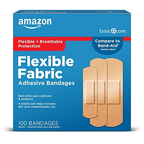 Amazon Basic Care Flexible Fabric Adhesive Bandages