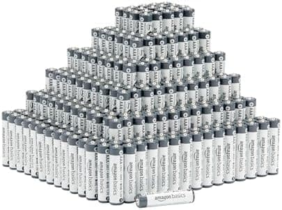 Amazon Basics 300-Pack AAA Long-Lasting Alkaline Industrial…