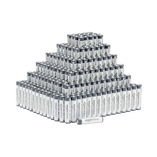 Amazon Basics 300-Pack AAA Long-Lasting Alkaline Industrial…