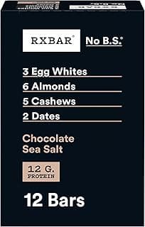 RXBAR Protein Bars, 12g Protein, Gluten Free Snacks, Chocolate…