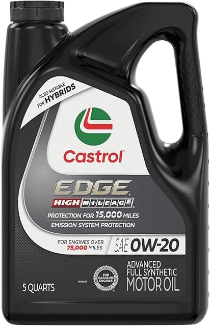 Castrol EDGE High Mileage 0W-20 Advanced Full Synthetic Motor…