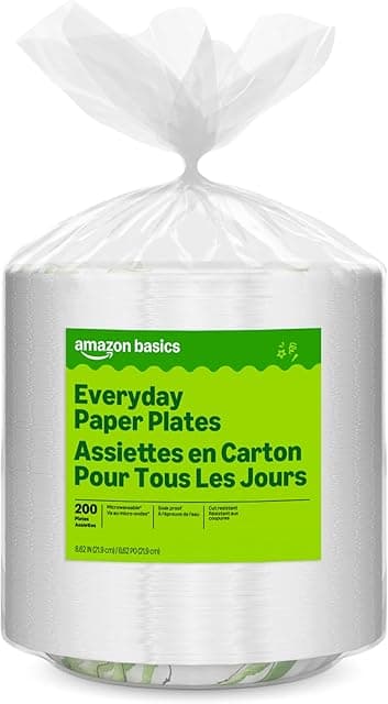 Amazon Basics Everyday Paper Plates
